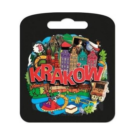 Magnes Pan Dragon Kraków Lajkonik i kamienice